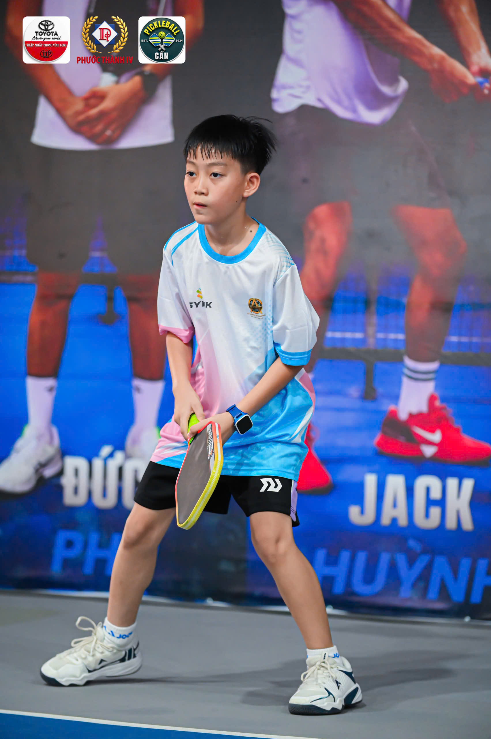 Nguyễn Mạnh Trí tập luyện Pickleball